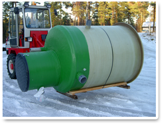 Valmis pumppaamo toimitettavissa asiakkaalle